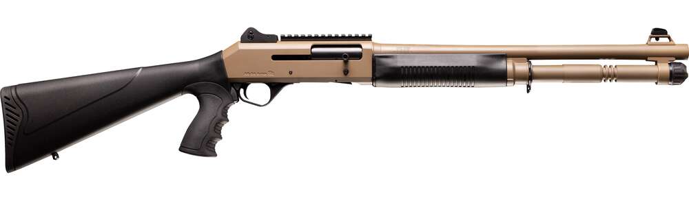 Rifles Long Guns Four Peaks S4 Shotgun 12Gauge ASKA S4 12/18.5 PSTL GRIP FDE •  • Model: S4 Shotgun